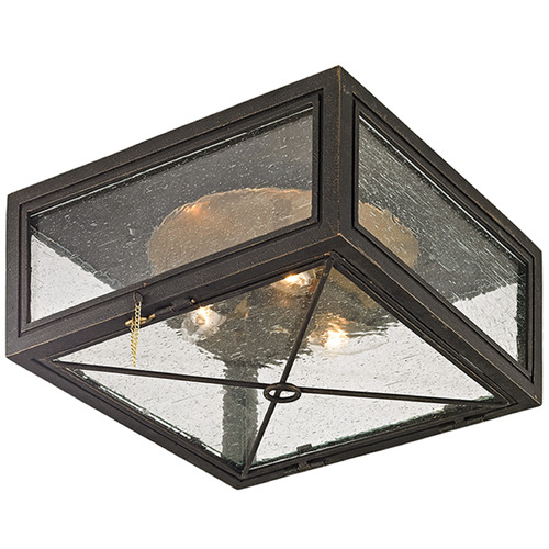 Troy Lighting Randolph Vintage Bronze Close To Ceiling Light