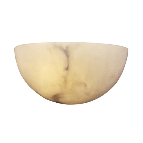 Sconce Wall Light with Alabaster Glass by Metropolitan Lighting