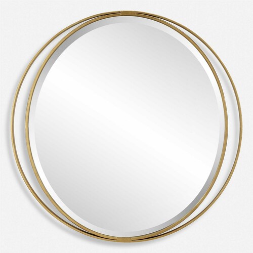 Rhodes Round 36-Inch Decorative Mirror