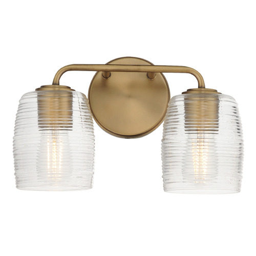Maxim Lighting Honey Natural Aged Brass Bathroom Light