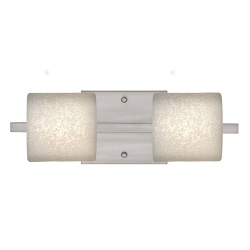 Besa Lighting Paolo Satin Nickel Bathroom Light