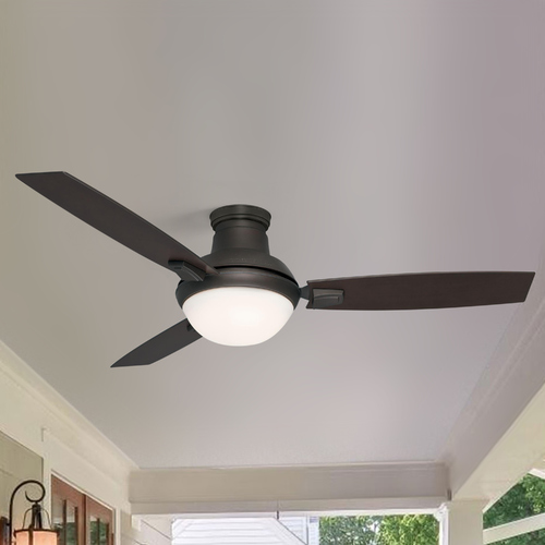 Verse 44-Inch LED Dual-Mount Fan in Maiden Bronze by Casablanca Fan Company