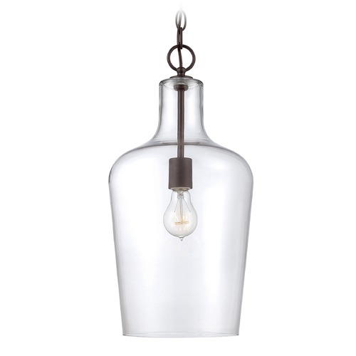 Franklin English Bronze Mini Pendant by Savoy House