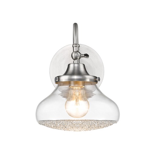 Asha Wall Sconce in Pewter by Golden Lighting