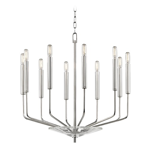 Hudson Valley Lighting Gideon Polished Nickel Chandelier by Hudson Valley Lighting 2610-PN