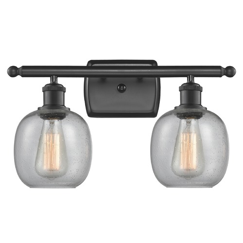 Innovations Lighting Innovations Lighting Belfast Matte Black Bathroom Light 516-2W-BK-G104