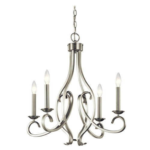 Ania 23-Inch Brushed Nickel Chandelier by Kichler Lighting