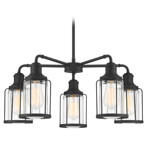 Quoizel Lighting Ludlow Earth Black Chandelier by Quoizel Lighting LUD5026EK