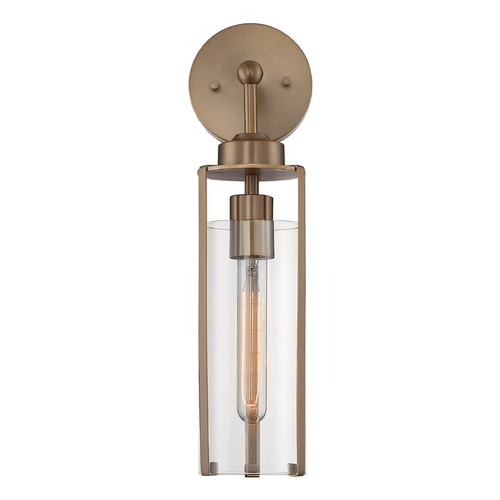 Marina Burnished Brass Sconce by Satco Lighting