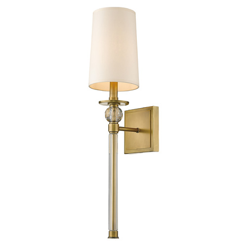 Mia Rubbed Brass Sconce by Z-Lite