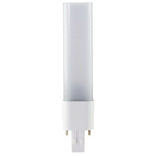Satco Lighting Satco 5.5 Watt LED PL 2-PIN 3000K 500 Lumens GX23 Base 120 deg. Beam Angle 120-277 Volt S11551