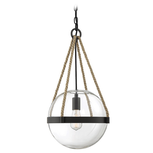 Meridian 13.5-Inch Globe Pendant in Oil Rubbed Bronze by Meridian M70090ORB