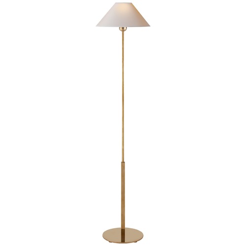 Visual Comfort Signature Collection J. Randall Powers Hackney Floor Lamp in Brass by Visual Comfort Signature SP1022HABNP