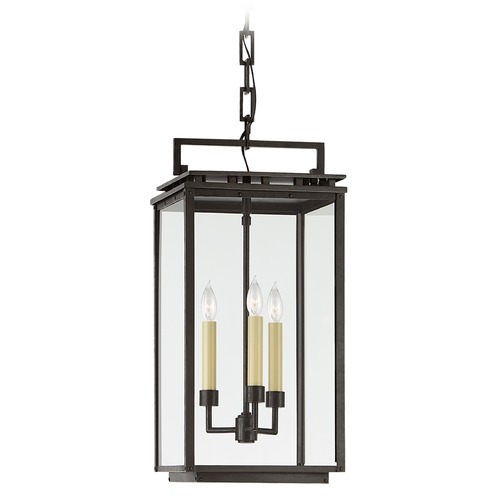 Visual Comfort Signature Collection Chapman & Myers Cheshire Hanging Lantern in Iron by Visual Comfort Signature CHO5605AICG