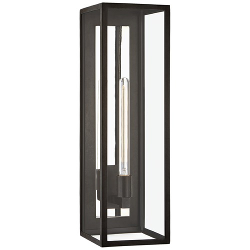 Chapman & Myers Fresno Grande Wall Lantern in Iron by Visual Comfort Signature