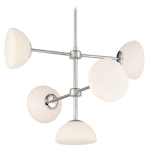 Designers Fountain Zio Polished Nickel Chandelier