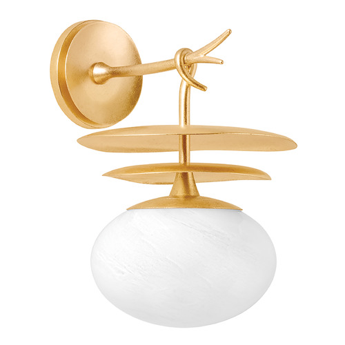 Corbett Lighting Ceylon Vintage Gold Leaf LED Sconce