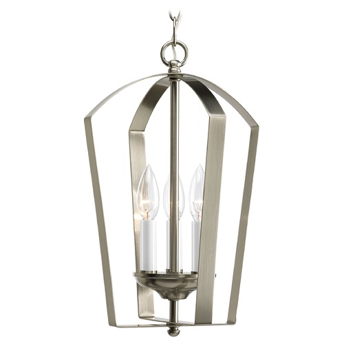 Gather Pendant in Brushed Nickel by Progress Lighting