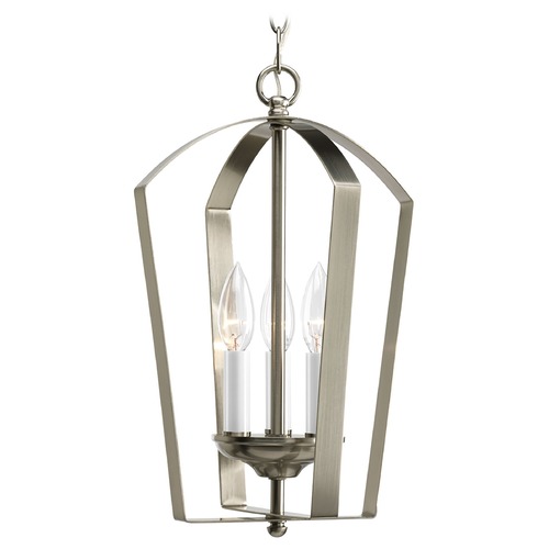 Progress Lighting Gather Pendant in Brushed Nickel by Progress Lighting P3928-09