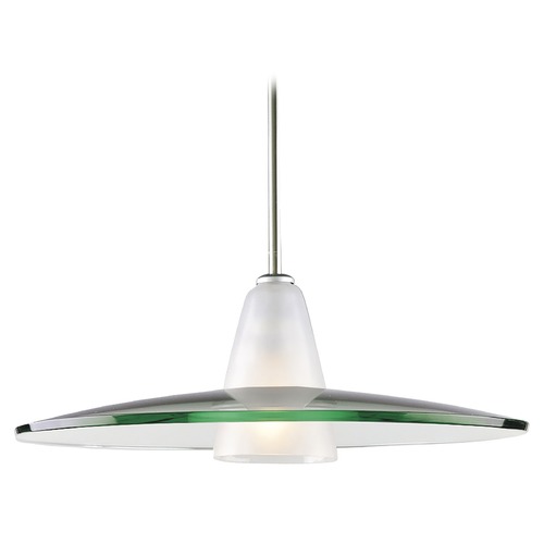 Modern Pendant in Brushed Nickel by Progress Lighting