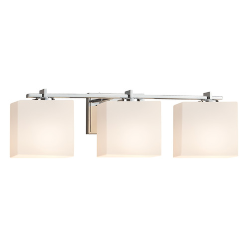 Justice Design Group Justice Design Group Era Polished Chrome Bathroom Light FSN-8443-55-OPAL-CROM
