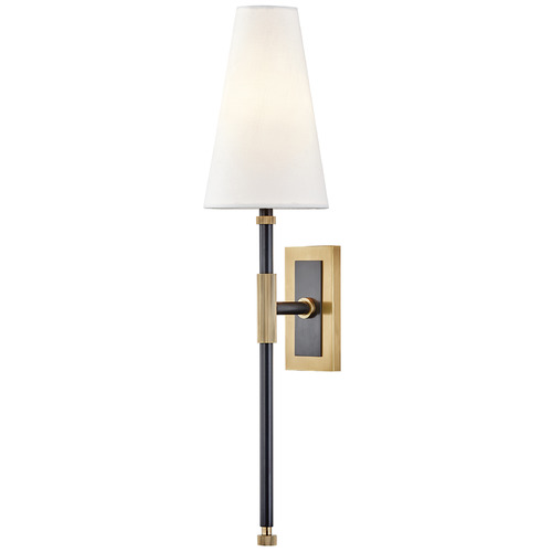 Hudson Valley Lighting Hudson Valley Lighting Bowery Aged Brass & Aged Old Bronze Sconce 3721-AOB
