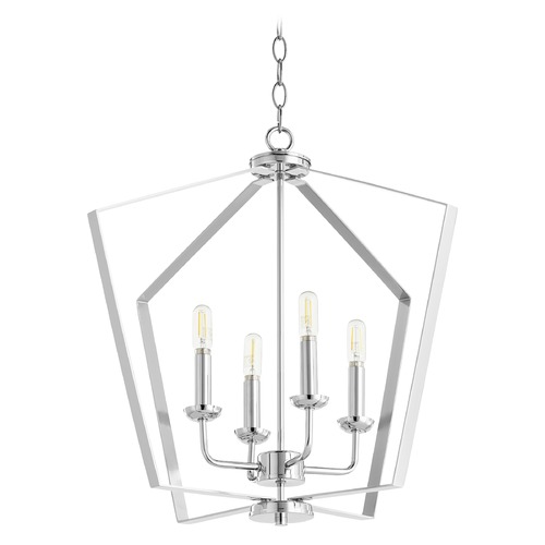 Quorum Lighting Chrome Pendant by Quorum Lighting 894-4-14