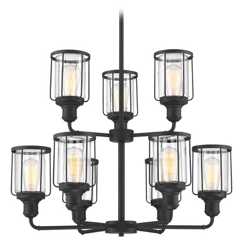 Quoizel Lighting Ludlow Earth Black Chandelier by Quoizel Lighting LUD5028EK