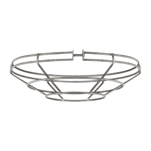 Barn Light Small Cage in Weathered Pewter by Visual Comfort Studio