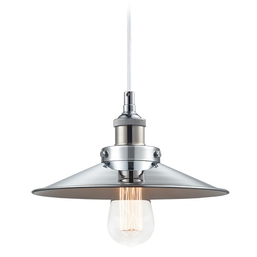 Bulstrodes Workshop Chrome Pendant by Matteo Lighting