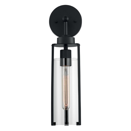 Marina Matte Black Sconce by Satco Lighting