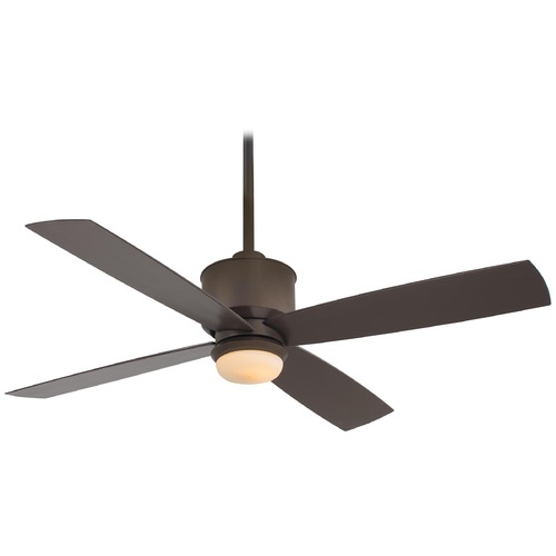 Minka Aire Strata 52-Inch LED Outdoor Fan in Oil Rubbed Bronze by Minka Aire F734L-ORB