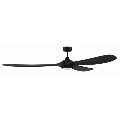 Envy 84 Flat Black LED Ceiling Fan by Craftmade Lighting