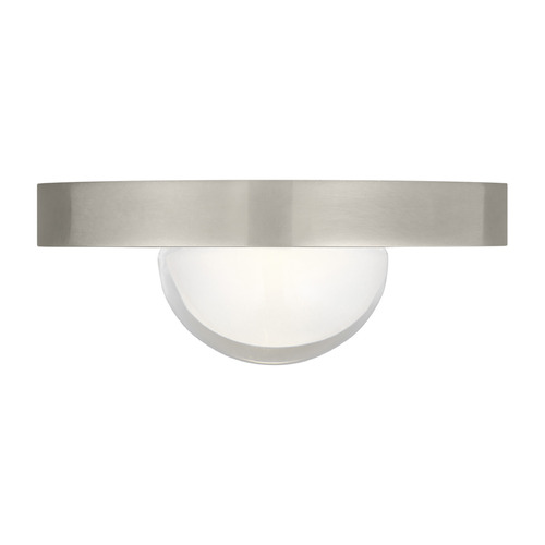 Visual Comfort Modern Collection Kelly Wearstler Ebell LED Flush Mount in Nickel by Visual Comfort Modern 700FMEBL2N-LED927