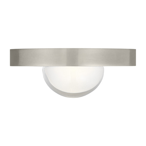 Kelly Wearstler Ebell LED Flush Mount in Nickel by Visual Comfort Modern
