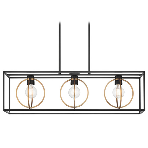 Designers Fountain Lighting Designers Fountain Kew Gardens Matte Black Island Light D276M-IS-MB