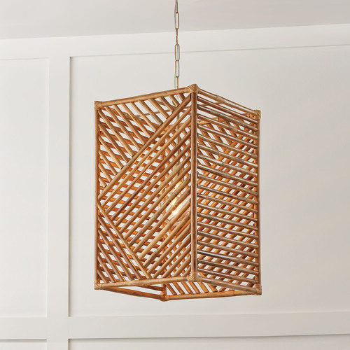 Soleil Hanging Lantern in Matte Brass by Capital Lighting