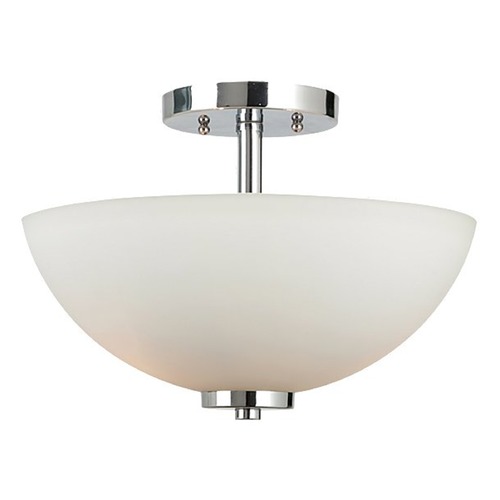 Oslo Semi-Flush Mount in Chrome by Generation Lighting