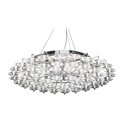 crystal chrome pendant lights | Destination Lighting