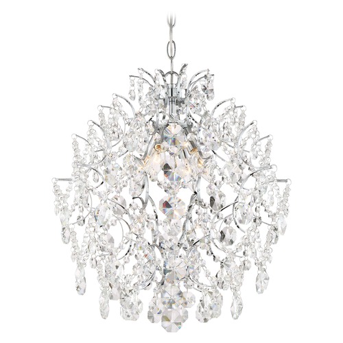 Isabella's Crown Chrome Crystal Chandelier by Minka Lavery