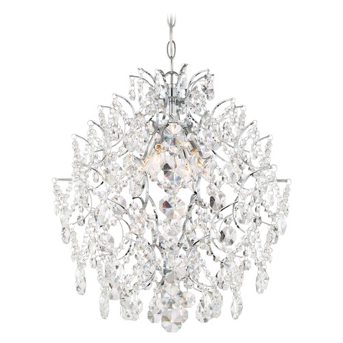 Minka Lavery Isabella's Crown Chrome Crystal Chandelier by Minka Lavery 3156-77