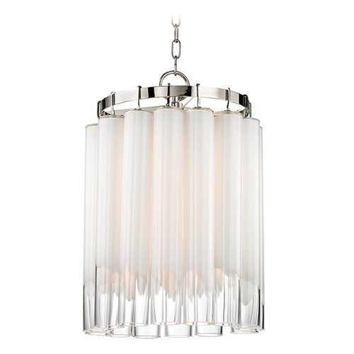Tyrell Polished Nickel Pendant by Hudson Valley Lighting