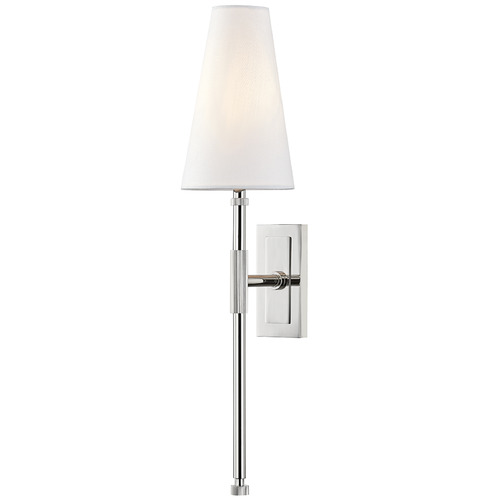 Hudson Valley Lighting Bowery Polished Nickel Sconce