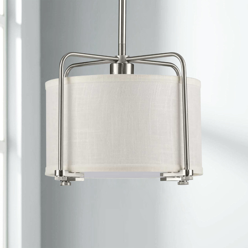 Kempsey Brushed Nickel Pendant by Progress Lighting
