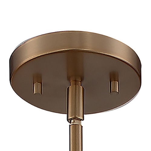 Satco Lighting Teresa Burnished Brass Pendant Light with Bowl / Dome ...