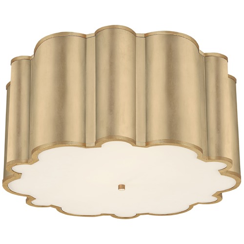 Visual Comfort Signature Collection Alexa Hampton Markos Grande Flush Mount in Gild by Visual Comfort Signature AH4021GFA