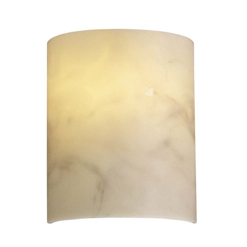 Sconce Wall Light with Alabaster Glass by Metropolitan Lighting