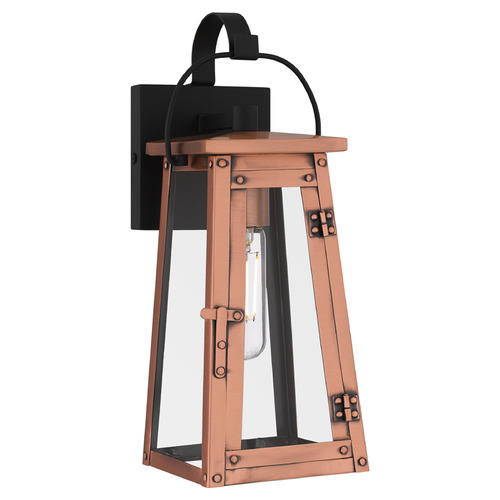 Quoizel Lighting Carolina Aged Copper Outdoor Wall Light