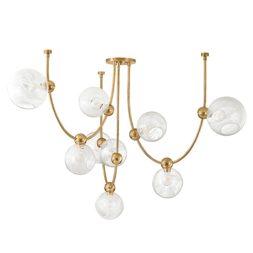 Corbett Lighting Corbett Lighting Astraia Vintage Brass LED Chandelier 450-67-VB