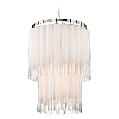 Tyrell Polished Nickel Pendant by Hudson Valley Lighting